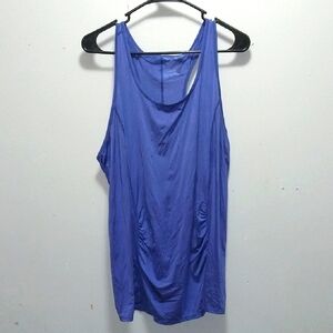 Motherhood Blue Racerback Tank Top XL